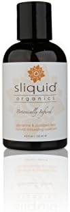 Натурална Согревающая лубрикант Sliquid Organics - 4,2 ет. унция