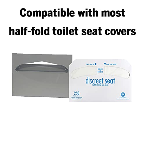Hospeco Health Gards TSC-1 Наполовина Сгъната Стенен монтаж Опаковка за Капаци на Седалката на Тоалетната чиния От Неръждаема