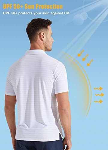 Мъжки ризи Поло Libin Golf с Къс Ръкав, бързо съхнещи Леки Ризи За Изказвания, Летни Ежедневни Спортни