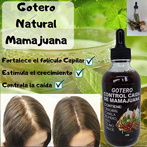 Краен Mamajuana 4 Грама За Растежа на косата, 3 Опаковки, Gotero Mamajuana Control Caída y Crecimiento
