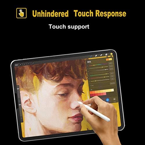 Защитно фолио от закалено стъкло KEANBOLL за iPad Pro 11 инча M2 2022 (4-то поколение / iPad Pro 11 инча 2021 и 2020 г. (3-ти и 2-ро поколение), T (Без вълни] [Без мехурчета] [Защита от пръстови от