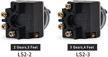 BELOF 1 бр. Дръжка за Превключване на Джойстик Контролери 30 мм Централен ключ LS2-2 LS2-3 Завъртане на превключвателя за избор на 2/3