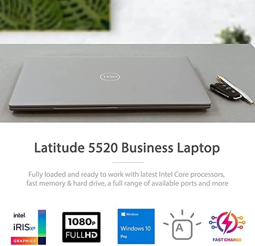 Най-новият бизнес лаптоп Dell Latitude 5520, 15,6 FHD дисплей, Intel Core i5-1135G7, 32 GB оперативна памет, 1 TB SSD памет, Уеб камера, HDMI, Клавиатура с подсветка, Wi-Fi, 6, Thunderbolt 4, Windows Pro 10