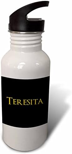 3дРоза Терезита популярно име за момиче в САЩ. Жълто към черно... - Бутилки за вода (wb-370853-2)