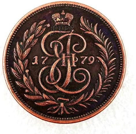 1779 Русия Копирни Монети в купюри от 2 стотинка