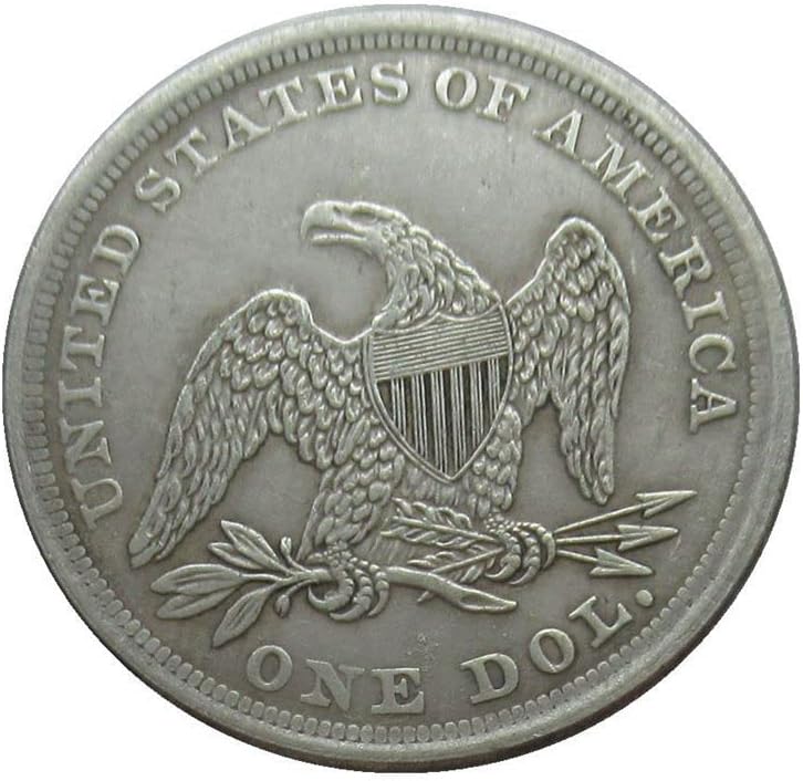 Възпоменателна монета - Копие от Хартата 1861 година на стойност 1 щатски долар със Сребърно покритие