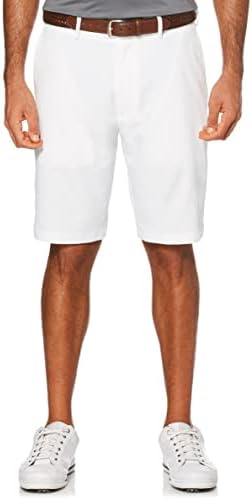 Мъжки къси панталони за голф PGA TOUR с плоска предна част и разтегателен колан (размер 30-44)
