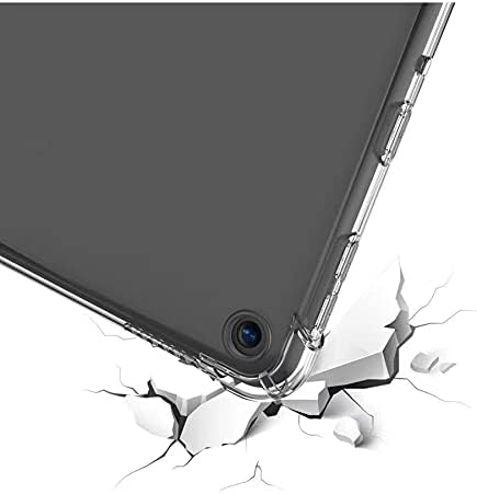 Калъф за Kindle Fire 7 (випуск 2022 г.- 12-то поколение), калъф за таблета Fire 7 от TPU с дебели ъгли, Лека Тънка гумена Прозрачна Гъвкава
