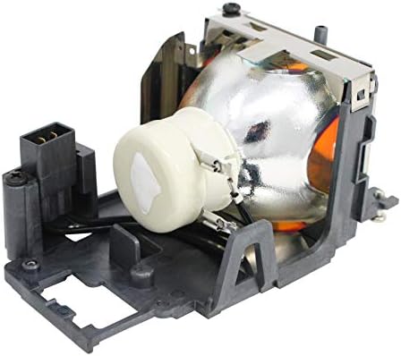 Лампа за проектор POA-LMP132 в комплект от 2 теми, съвместима с проектор Eiki LCX71L - Подмяна на прожекционната лампа DLP POA-LMP132 с корпус