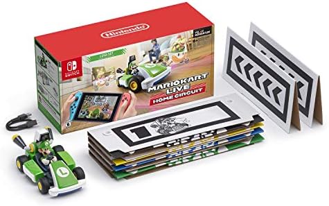 Новост за Nintendo 2020 - Mario Kart Живо: Домашна писта - Luigi Edition Set - Комплект за семейни игри на почивка Switch, Switch