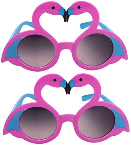 2 елемента Слънчеви Очила с Фламинго и Лебед, Забавни Очила За Cosplay, Cartoony Детски Подпори За Парти, Вечерни Очила за Очите,