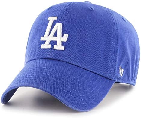 47 Марка Los Angeles LA Dodgers Clean Up Hat Шапка Начало Royal / Бяла