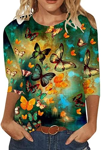Дамски Есенен Скъпа Ежедневни Тениска със Забавна Принтом Семки и Вяра с Дълъг Ръкав, Блузи за Момичета, Модни Блузи с Дълъг Ръкав