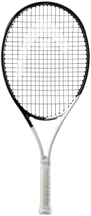 Тенис ракета HEAD Speed Jr.25 - Черно-бял, Ръкохватка 07, 8-10 години