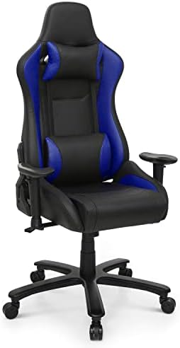Игралното стол MoNiBloom в гоночном стил с лумбална опора и регулируеми по ъгъл на наклон на столчето, завъртащо се на игралното стол за мениджъри от въглеродни влакна ?