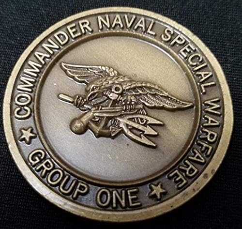 Специална бойна група на ВМС на САЩ 1 Единица подкрепа на бойна служба 1 NSWG-1 CSSD-1 Командирская монета на повикване