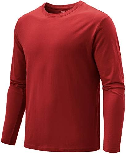 Мъжки ризи TSLA С дълъг ръкав, Динамични Ежедневни Тениски От Мек Памук, Хладно и Сухо Работна Риза На Открито