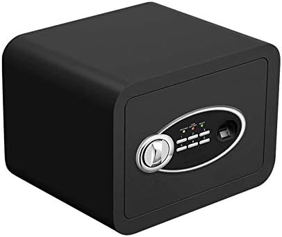 Големият електронен цифров сейф QUUL за домашна сигурност на бижута -имитация на заключване на сейфа (Цвят: черен)