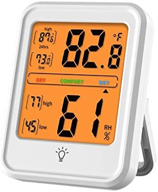 WODMB Термометър Вътрешен Външен Термометър, Влагомер °C/℉ Макс/Мин Температура на Монитора на Влажността В помещението