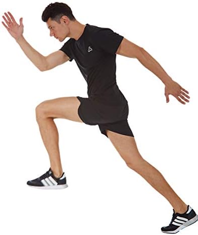 Мъжки спортни къси панталони SILKWORLD, Ластични Шорти за бягане, бързо съхнещи Леки Летни къси Панталони с джобове с цип (опаковка от 1,2,3