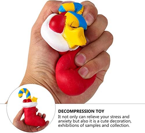 SOIMISS 1 бр. Бавно Растягивающаяся Коледна играчка за Декомпресия Чорапи за деца (Различни цветове)