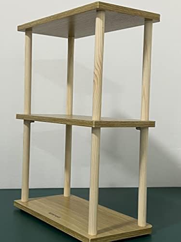 Nimrnaio Стелажи За Съхранение, Wooden 3-Различен Рафтове За Съхранение На Дома Дървени Полици За Съхранение На Организатор