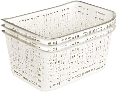 Комплект кошници за съхранение на Rotho Urban, 3 х 5 литра, Бял, Един размер