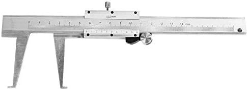 Штангенциркуль JF-XUAN с нониусом, Обхват на измерване 0-150 мм, Портативна Линия Штангенциркуля със стоманени вътрешни пазом за външно