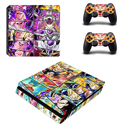 Аниме Драго И VIP Балони son Goku, Зеленчуци, Супер Сайян Стикер на корицата на PS4 или PS5 за конзолата PlayStation 4 или 5 и 2