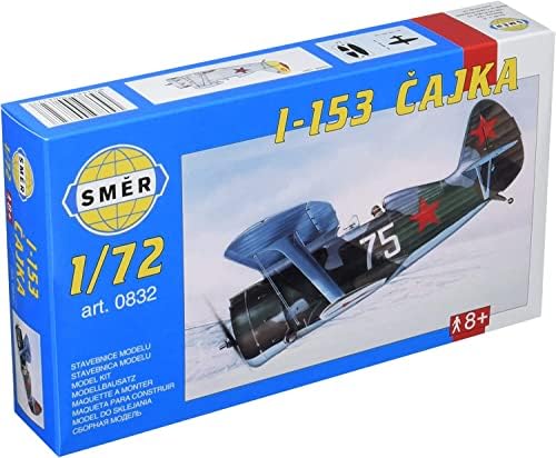 Semar SMC72832 1/72 Съветските Военно-въздушни сили през Втората световна война Изобретателят I-153 Чайка Боец Пластмасов Модел