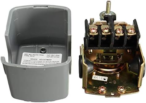 Превключвател налягане контролноизмервателните помпа 40-60 паунда на квадратен инч, Регулируема Пластмасова кутия с двойна пружина