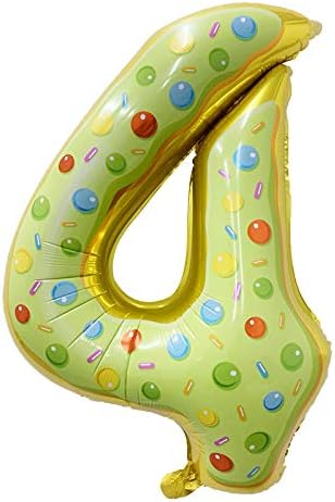 36 Поничка Брой Балони с Пръски Украса за Парти в чест на рождения Ден на Гелиевая Фолио Майлар Голям Номер (номер 8)