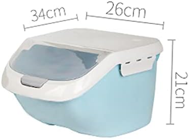 ZYZMH 6 кг Пластмасов флип-надолу капачката е Запечатана Многофункционална Кутия за съхранение на Ориз, Кухненски Потребителска