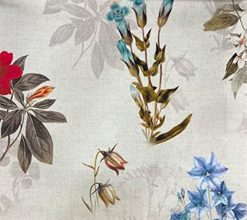 Мебели за дома плат Decora Furnitures Ботаническата дизайн от памук за тапицерия на мебели и обработка на прозорци - Ширина 54