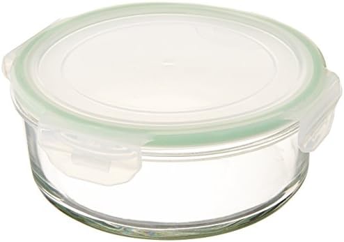 Контейнер за съхранение на продукти, изработени от закалено стъкло GinsonWare на 25 грама с запирающейся капак. 37-375