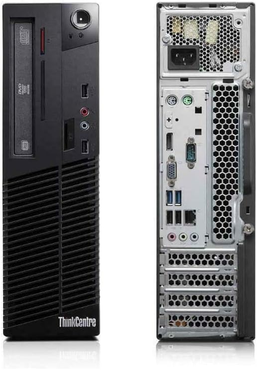 Настолен компютър Lenovo за бизнес i7 Tower PC, 16 GB оперативна памет, твърд диск с капацитет 2 TB, DVD, VGA, ДП, Безжична Клавиатура-Мишка,