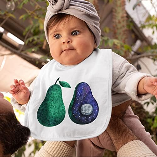 Бебешки Лигавници с круша дизайн - Уникални Престилки за Хранене на бебето - Красиви Престилки за хранене