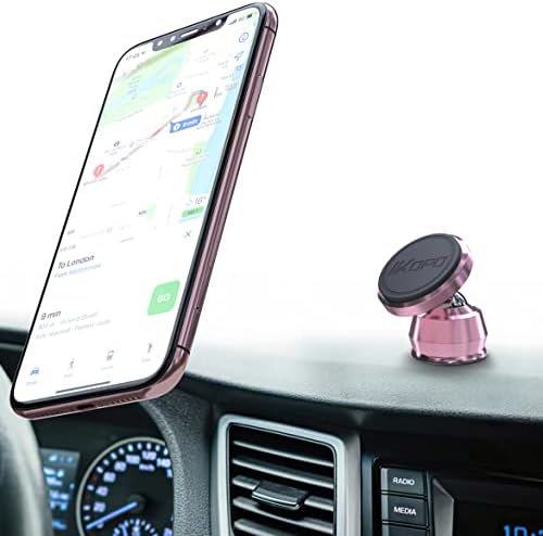 IKOPO [3 опаковки] 【Метален】 Магнитен Държач за телефона на таблото на колата, Универсално закрепване за мобилен телефон в колата,
