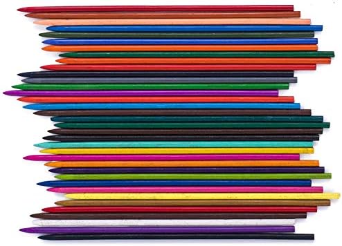 През юни златна 36 Кафяви грифельных моливи и 36 Цветни механични моливи с диаметър от 2.0 мм 36 Уникални цветове