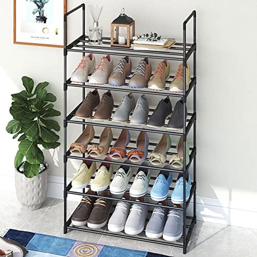 JTWMY Стойка за обувки В събирането на Обувные шкафове Компактен Органайзер за обувки с голям капацитет Стоманена Тръбна рамка