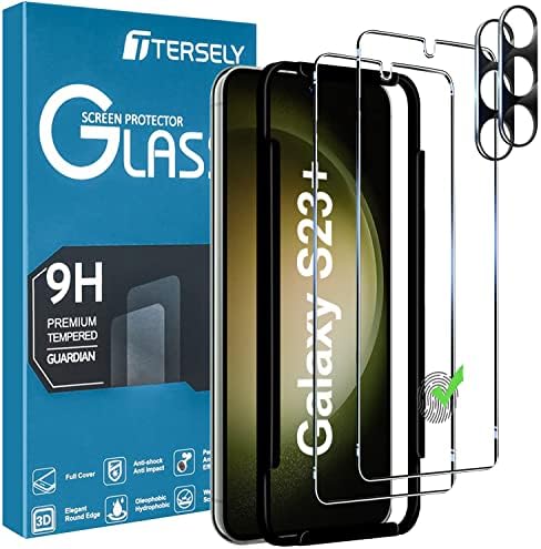 Накратко [2 + 2] Защитен слой от закалено стъкло 9H за Samsung Galaxy S23 Plus 5G, с установочным привеждането в съответствие