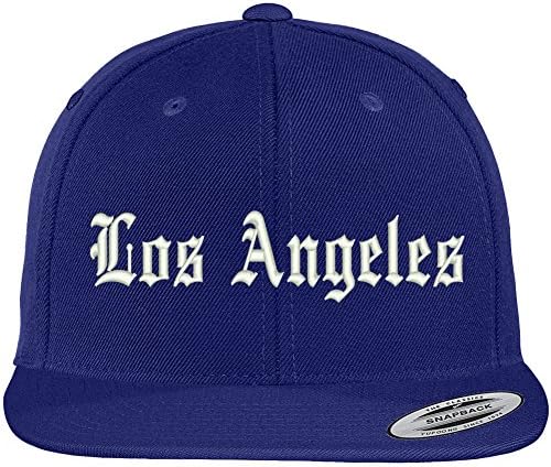 Моден Магазин за дрехи Лос Анджелис Сити, Стара английска Бродирани бейзболна шапка с плоска Банкнотой възстановяване на предишното