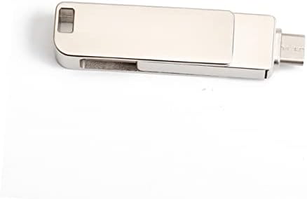 SOLUSTRE USB Drive Устройство A U Компютърни Устройства Thumb Dual G Вид на Въртящата се Метална Пръчка C Памет Диск Смартфон