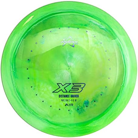 Prodigy Disc AIR Spectrum X3 | Леки диск-голф драйвер | Директен полет | 160-164 г | Нов лек пластмаса с swirls | Алтернатива на диск-голф