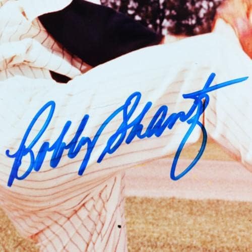 Боби Шанц Подписа снимка 8 × 10 йорк Янкис – COA JSA - Снимки на MLB с автограф