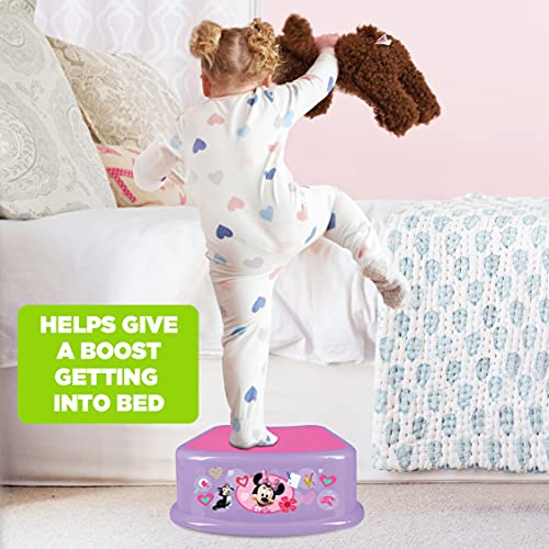 Табуретка-стремянка Disney Minnie Mouse Happy Helpers за баня за деца, Ползващи Тоалетна и мивка - Детска Табуретка-Стремянка,