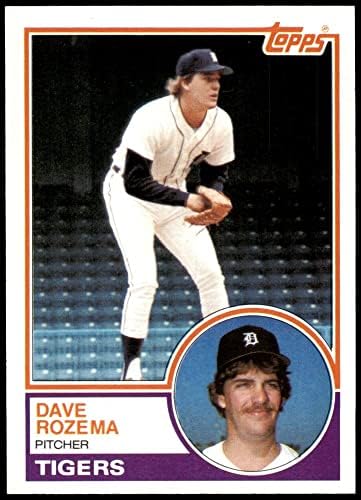 1983 Topps 562 Дейв Розема Детройт Тайгърс (Бейзболна картичка) NM/MT Тайгърс