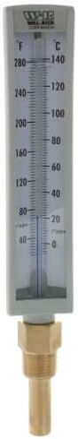 6 Директен месинг картера термометър (40 ° F - 280°F)