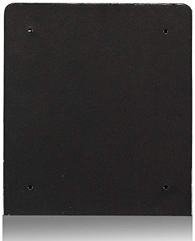 Teerwere Сейф Биометрични сейф за пръстови отпечатъци за Дома, Офиса, Хотела, Сейф за сигурност (Цвят: черен, размер: 39,3x35x30 см)
