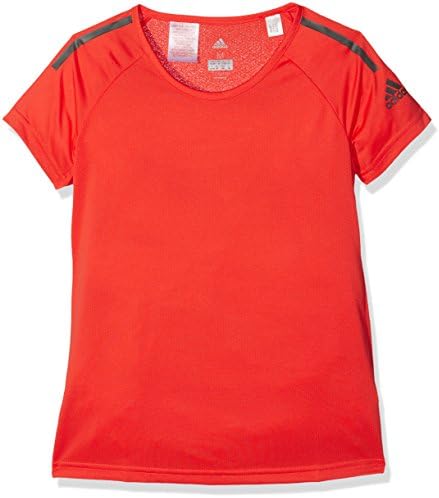 Тениска за момичета и adidas, Детски Тренировочная готина тениска за бягане Climacool Коралов цвят (170/15-16 години)